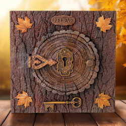 Katy Sue Designs, Cosmic Shimmer muotti Medium Log Slice