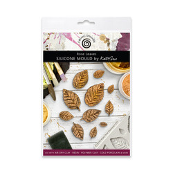 Katy Sue Designs, Cosmic Shimmer muotti Rose Leaves