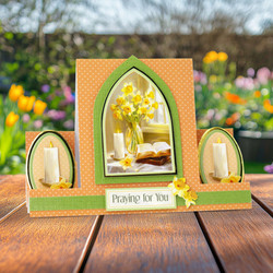 Katy Sue Designs 3D-kuvat Daffodil Window