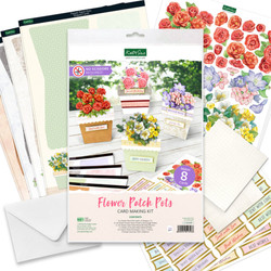 Katy Sue Designs Flower Patch Pots Card Making Kit -setti