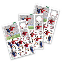 Katy Sue Designs 3D-kuvat Football