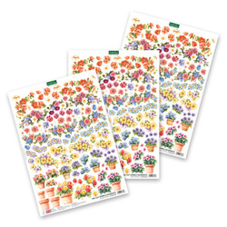 Katy Sue Designs lelkekuvat Garden Flowers