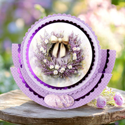 Katy Sue Designs 3D-kuvat Lavender Wreath