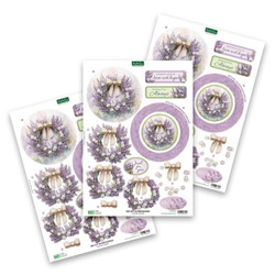 Katy Sue Designs 3D-kuvat Lavender Wreath