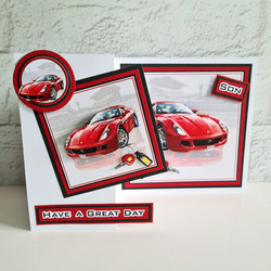 Katy Sue Designs 3D-kuvat Red Racer