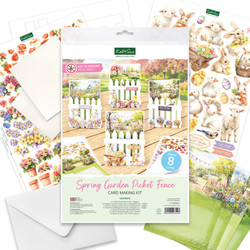 Katy Sue Designs Spring Garden Picket Fence Card Making Kit -setti