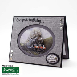 Katy Sue Designs 3D-kuvat Steam Train