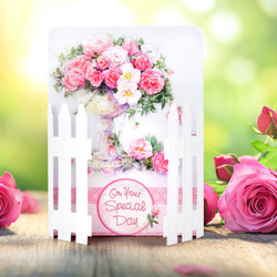 Katy Sue Designs 3D-kuvat Tumbling Roses