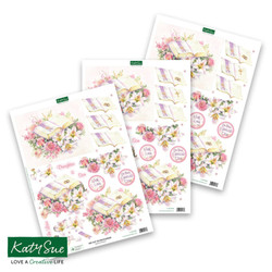 Katy Sue Designs 3D-kuvat Wedding Book & Flowers