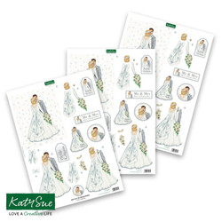 Katy Sue Designs 3D-kuvat White Wedding