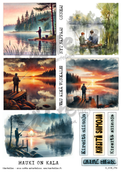 Käsitellen korttikuvat Kalastaja