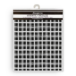 Stamperia sapluuna Whispering Woods, Tartan Pattern