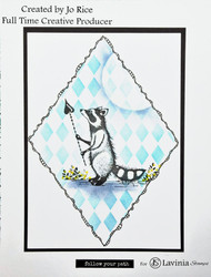 Lavinia Stamps sapluuna Diamond Chequerboard, 20 x 20 cm