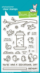 Lawn Fawn leimasin Backyard Bird Feeder