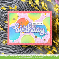 Lawn Fawn sapluunat Balloon Background