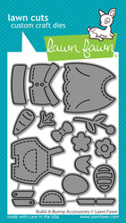 Lawn Fawn stanssi Build a Bunny Accessories