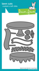 Lawn Fawn stanssi Build-A-Cake Add-On