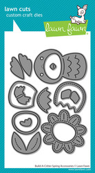Lawn Fawn stanssi Build-A-Critter Spring Accessories