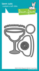 Lawn Fawn stanssi Build-A-Drink Margarita Add-On