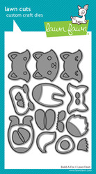 Lawn Fawn stanssi Build-A-Fox