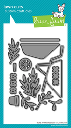 Lawn Fawn stanssi Build-A-Wheelbarrow