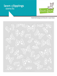 Lawn Fawn sapluuna Butterfly Background