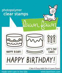Lawn Fawn leimasin Cake It Easy Add-On