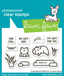 Lawn Fawn leimasin Capybaras! Add-On