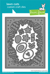 Lawn Fawn stanssi Easter Egg Backdrop