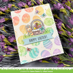 Lawn Fawn sapluunat Easter Egg Background