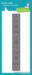Lawn Fawn stanssi Folksy Sprig Border