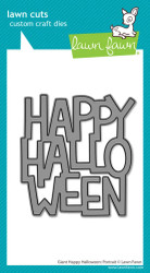 Lawn Fawn stanssi Giant Happy Halloween Portrait 