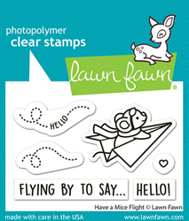 Lawn Fawn leimasin Have A Mice Flight
