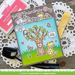 Lawn Fawn leimasin Heart Tree