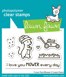 Lawn Fawn leimasin I Love You Mower