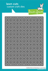 Lawn Fawn stanssi Quilted Diamond Backdrop