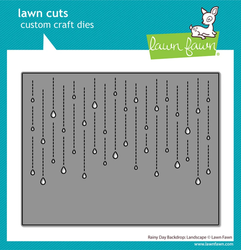 Lawn Fawn stanssi Rainy Day Backdrop: Landscape