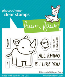 Lawn Fawn leimasin Rhino-mite!