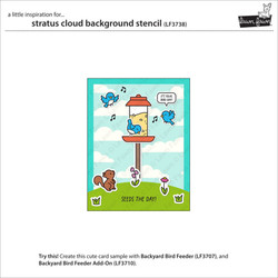 Lawn Fawn sapluunat Stratus Cloud Background