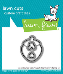 Lawn Fawn stanssi Sweet Strawberry