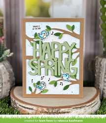 Lawn Fawn stanssi Tree Branches Backdrop, Portrait
