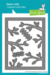 Lawn Fawn stanssi Tree Branches Backdrop, Portrait