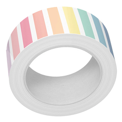 Lawn Fawn washiteippi Vertical Pastel Rainbow Stripes