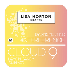 Lisa Horton Crafts Cloud 9 Interference -mustetyyny, sävy Lemon Candy Shimmer
