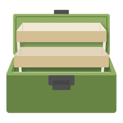 Honey Bee Stamps stanssi Lovely Layers: Tackle Box