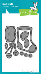 Lawn Fawn stanssi Christmas Stocking