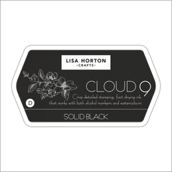 Lisa Horton Crafts Cloud 9 -mustetyyny, sävy Solid Black