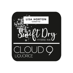 Lisa Horton Crafts Cloud 9 Swift Dry -mustetyyny, sävy Liquorice
