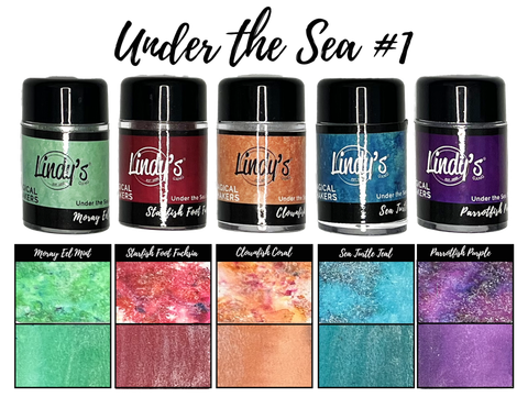 Lindy's Stamp Gang Magical Shaker -jauheet, Under the Sea 1