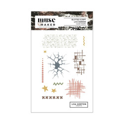 Lisa Horton Crafts leimasin Blotted Script